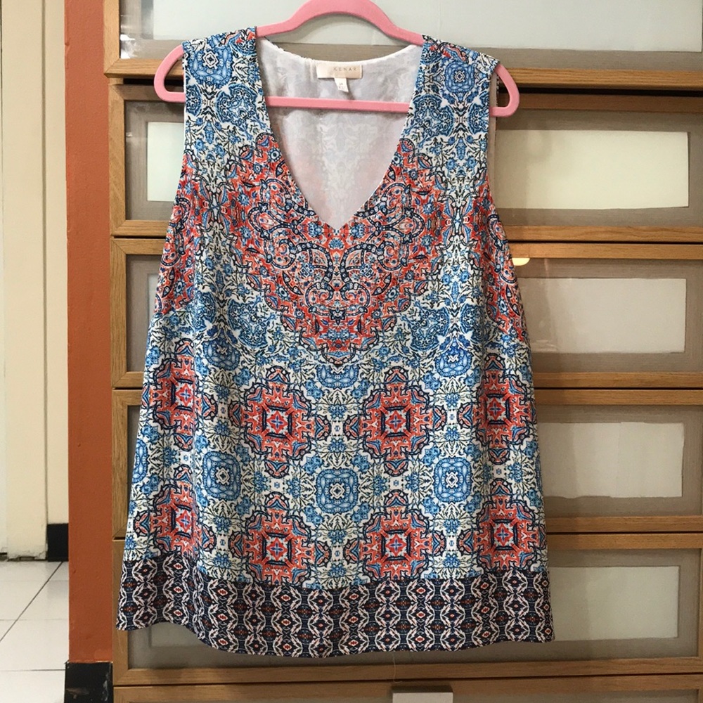 💙Kenar sleeveless top! With lining💙